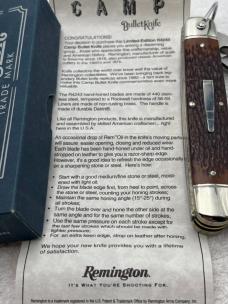 Vintage Remington 1994 Camp Bullet Knife #R-4243 New In Box Limited Edition