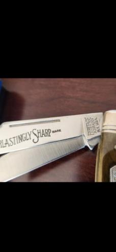 Schrade NY USA Heritage 8801 Smooth Bone Premium Stockman Knife