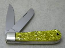 Parker Cut. Co. Surgical Steel Japan Gold Stripe Parker Bullet Medium Jumbo Trapper Knife
