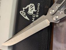 NIB MAXACE COVENANT BALI MCV01 CARBON FIBER TITANIUM BOHLER M390 SATIN SS NIB MAXACE COVENANT BALI MCV01 CARBON FIBER TITANIUM BOHLER M390 SATIN SS