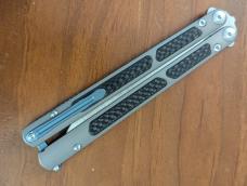 NIB MAXACE COVENANT BALI MCV01 CARBON FIBER TITANIUM BOHLER M390 SATIN SS NIB MAXACE COVENANT BALI MCV01 CARBON FIBER TITANIUM BOHLER M390 SATIN SS