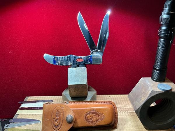 Case 6265 Blue Bone folding hunter 1998 New unused Case 6265 Blue Bone folding hunter 1998 New unused