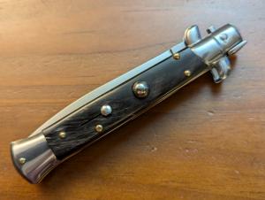 FRANK BELTRAME 23CM 9" DAGGER STILETTO BUFFALO HORN...NEW 