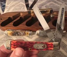 VERY RARE! Case/SHC 10 DOT COLLECTOR MINT SET/5 Unique Trappers. Only 100 Made. C info sheet in pics VERY RARE! Case/SHC 10 DOT COLLECTOR MINT SET/5 Unique Trappers. Only 100 Made. C info sheet in pics