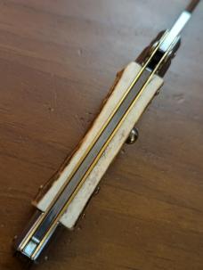 FRANK BELTRAME 23CM 9" BAYONET STILETTO STAG HORN... Snappy, Straight, 4mm Kick Spring, NICE & NEW! FRANK BELTRAME 23CM 9" BAYONET STILETTO STAG HORN... Snappy, Straight, 4mm Kick Spring, NICE & NEW!