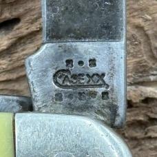 Case XX 3318 CV Stockman Knife USA 3 blade folding pocket knife yellow (68)