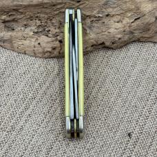 Case XX 3318 CV Stockman Knife USA 3 blade folding pocket knife yellow (68)