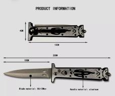 Mint Novelty Stiletto-Style Tactical Folder Mint Novelty Stiletto-Style Tactical Folder