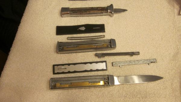 2 Spanish & 1 NATO OTF for parts or repair 2 Spanish & 1 NATO OTF for parts or repair