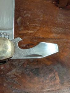 Mint Hammer Brand (Imperial) piggyback fixed blade and pocket knife set 1944-55