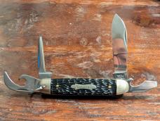 Mint Hammer Brand (Imperial) piggyback fixed blade and pocket knife set 1944-55