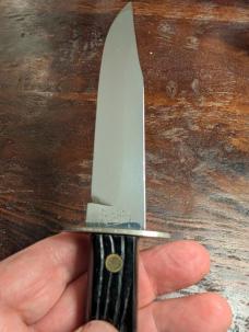 Mint Hammer Brand (Imperial) piggyback fixed blade and pocket knife set 1944-55