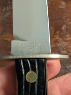 Mint Hammer Brand (Imperial) piggyback fixed blade and pocket knife set 1944-55