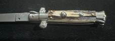 6 1/4” Stag swivel bolster tribute knife stamped La Vespa 6 1/4” Stag swivel bolster tribute knife stamped La Vespa
