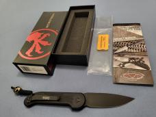 *NIB* Microtech L.U.D.T. ALL BLACK TACTICAL (SIDE OPENER) AUTO