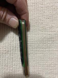 Great eastern GEC #933124 Ram Foot Northfield Wintergreen jigged bone 1 0f 30 made for CCC Club Great eastern GEC #933124 Ram Foot Northfield Wintergreen jigged bone 1 0f 30 made for CCC Club
