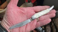 VTG IMPERIAL USA Assisted Open Fish Toothpick Knife *lock not work** L80 VTG IMPERIAL USA Assisted Open Fish Toothpick Knife *lock not work** L80