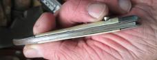 VTG IMPERIAL USA Assisted Open Fish Toothpick Knife *lock not work** L80 VTG IMPERIAL USA Assisted Open Fish Toothpick Knife *lock not work** L80