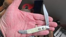 VTG IMPERIAL USA Assisted Open Fish Toothpick Knife *lock not work** L80 VTG IMPERIAL USA Assisted Open Fish Toothpick Knife *lock not work** L80