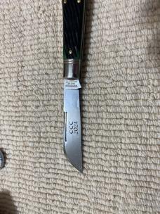 Great eastern GEC #933124 Ram Foot Northfield Wintergreen jigged bone 1 0f 30 made for CCC Club Great eastern GEC #933124 Ram Foot Northfield Wintergreen jigged bone 1 0f 30 made for CCC Club