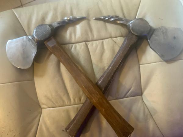 Custom matching hatchets Custom matching hatchets