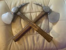 Custom matching hatchets Custom matching hatchets