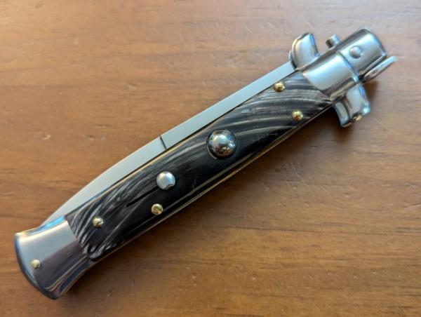 FRANK BELTRAME 23CM 9" BAYONET STILETTO BUFFALO HORN...NEW FRANK BELTRAME 23CM 9" BAYONET STILETTO BUFFALO HORN...NEW