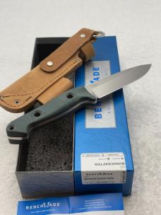 Benchmade Bushcrafter 162 Fixed Blade Sheath Knife New In Box Made In USA Benchmade Bushcrafter 162 Fixed Blade Sheath Knife New In Box Made In USA