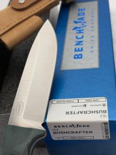 Benchmade Bushcrafter 162 Fixed Blade Sheath Knife New In Box Made In USA Benchmade Bushcrafter 162 Fixed Blade Sheath Knife New In Box Made In USA