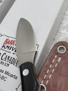Bark River Micro Canadian II Sheath Knife Made In Escanaba MI USA New In Box Bark River Micro Canadian II Sheath Knife Made In Escanaba MI USA New In Box