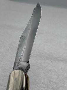 Vintage Ka-bar 1184 2 Blade Hunter Made In USA Excellent Condition (8)