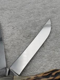 Vintage Ka-bar 1184 2 Blade Hunter Made In USA Excellent Condition (8)