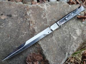 Custom 11 Inch Dark Horn Shark Lockback By Dolphins Maniago Italy 