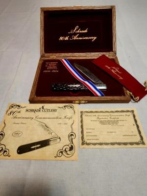 Schrade USA 80th Anniversary Big Daddy Barlow 260 Serial# 161/300 in Display Box