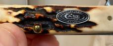 2010 Case CCC Red Stag Trapper w/Low Serial #,COA, Double Oval CCC Shield,& Stamped Bolsters.1of 500 2010 Case CCC Red Stag Trapper w/Low Serial #,COA, Double Oval CCC Shield,& Stamped Bolsters.1of 500