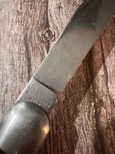 VINTAGE PRESTO GEO. SCHRADE BRIDGEPORT CONN. PAT JAN 30 - 40 BLACK WORMGROOVE VINTAGE PRESTO GEO. SCHRADE BRIDGEPORT CONN. PAT JAN 30 - 40 BLACK WORMGROOVE