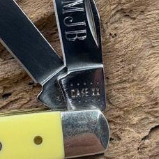 CASE XX 3207 SS MINI TRAPPER SMOOTH YELLOW HANDLE FOLDING POCKET KNIFE (94) CASE XX 3207 SS MINI TRAPPER SMOOTH YELLOW HANDLE FOLDING POCKET KNIFE (94)