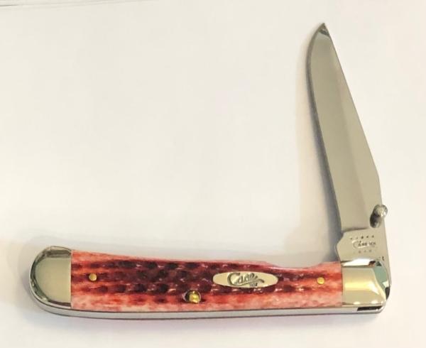 New in Original Box Case Pocket Worn Old Red Trapperlock 