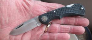 VTG COLEMAN WESTERN USA 952 Match strike Nail Nick Lockback Knife