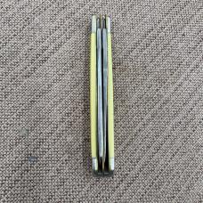 Case XX 00029 Mini Trapper Carbon Steel Yellow Pocket Knife 3207 CS USA (104)