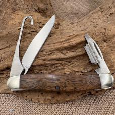 Remington R-11 Wood Handle Pocket Knife  Choke tool, game hook, USA (112)