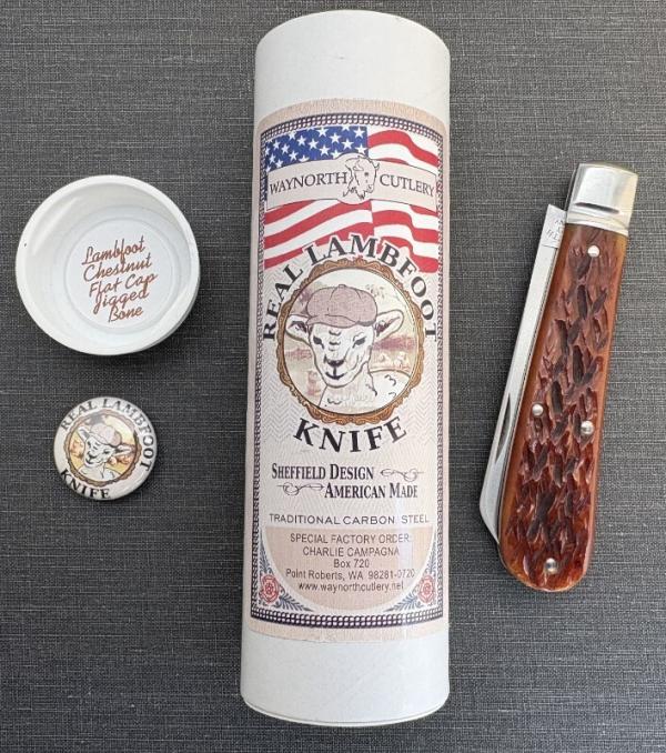 Waynorth Cutlery Real Lambfoot Knife. Charlie Campagna Special Order. .........................(SFO)