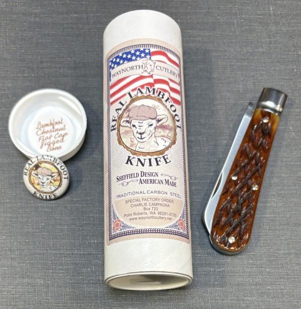 Waynorth Cutlery Reak Lambfoot Knife. Charlie Campagna Special Order. .........................(SFO)