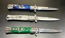 Lot of Three (3) NEW Italian-Style Assisted Pocket Knives