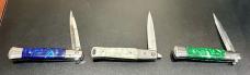 Lot of Three (3) NEW Italian-Style Assisted Pocket Knives