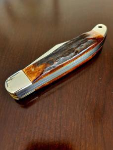Rare Schrade + USA Uncle Henry 227UH Folding Bowie - Custom by Herman Williams Rare Schrade + USA Uncle Henry 227UH Folding Bowie - Custom by Herman Williams