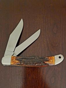 Rare Schrade + USA Uncle Henry 227UH Folding Bowie - Custom by Herman Williams Rare Schrade + USA Uncle Henry 227UH Folding Bowie - Custom by Herman Williams