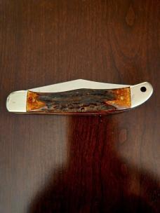 Rare Schrade + USA Uncle Henry 227UH Folding Bowie - Custom by Herman Williams Rare Schrade + USA Uncle Henry 227UH Folding Bowie - Custom by Herman Williams