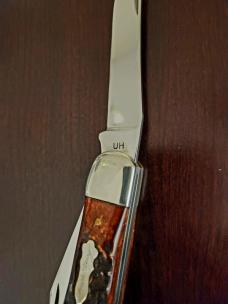 Rare Schrade + USA Uncle Henry 227UH Folding Bowie - Custom by Herman Williams Rare Schrade + USA Uncle Henry 227UH Folding Bowie - Custom by Herman Williams