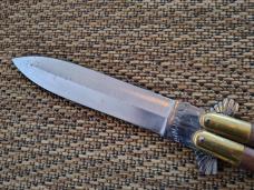 Vintage 16 1/2 inch Balisong Balisword from the Phillipines With Eagle Head Vintage 16 1/2 inch Balisong Balisword from the Phillipines With Eagle Head